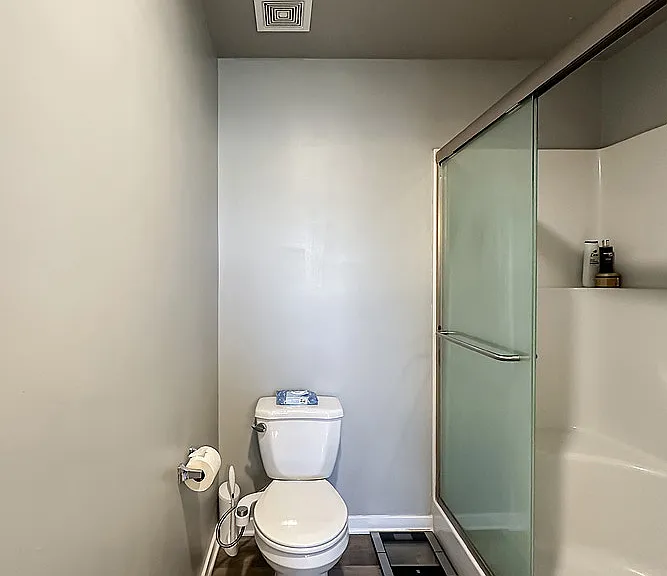 Full Bath on Upper Level in Hallway Area