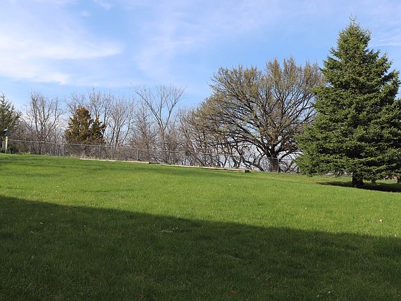 Large backyard.