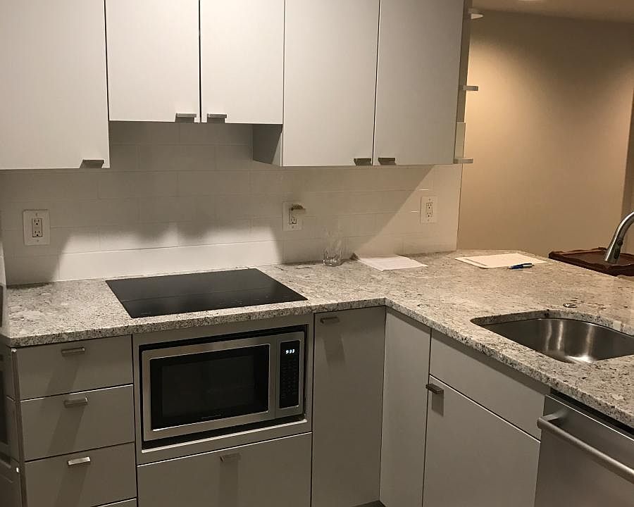 custom cabinets, Wolf cooktop, Kitchen-Aid convection/MW ove