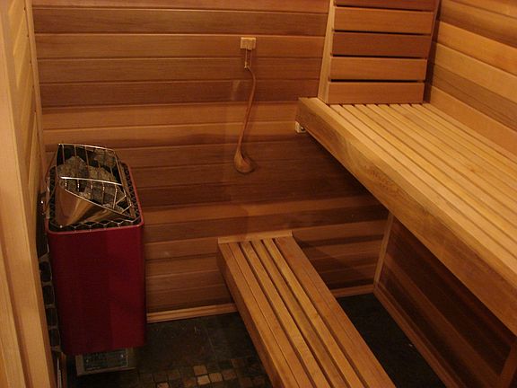 Inside Sauna