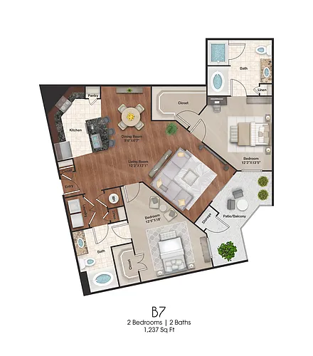 Floor plan B7