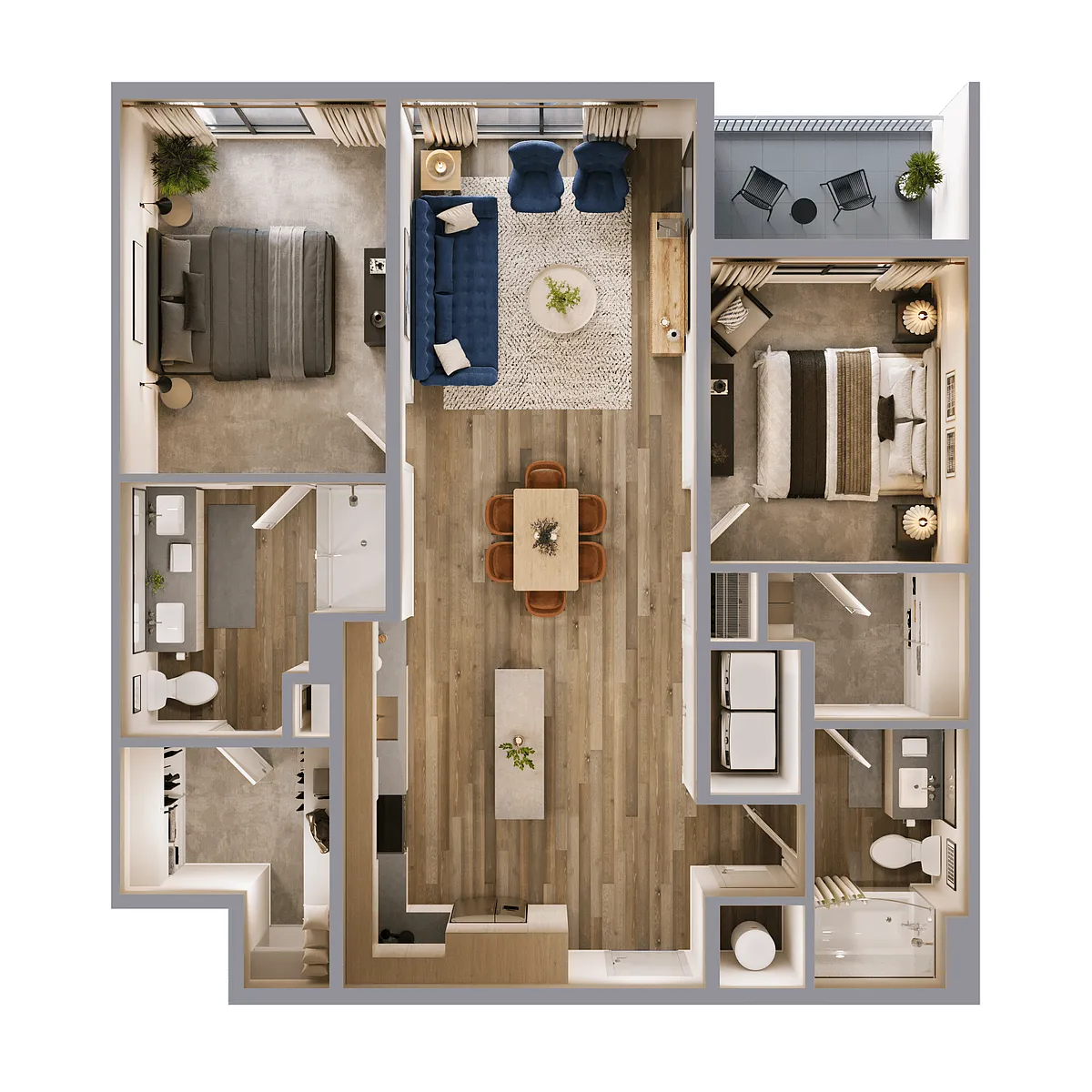 Floor plan B3