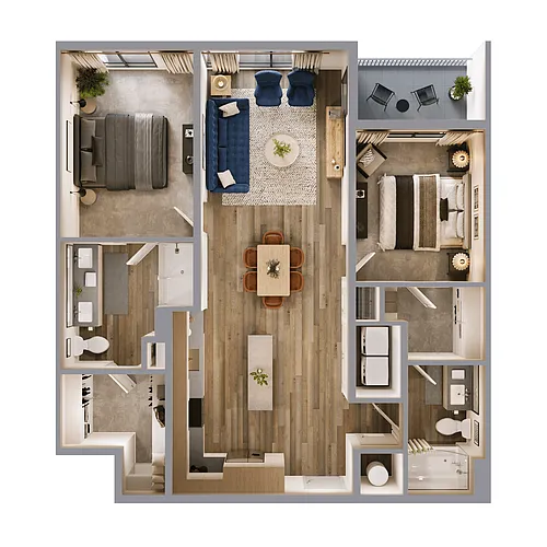 Floor plan B3