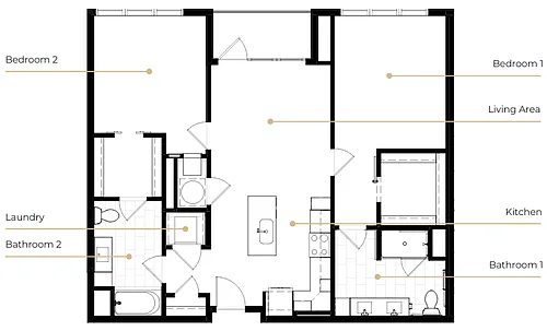 Floor plan B1