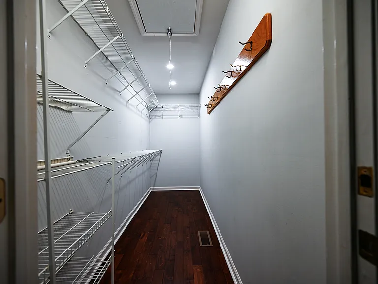 Primary walk in closet