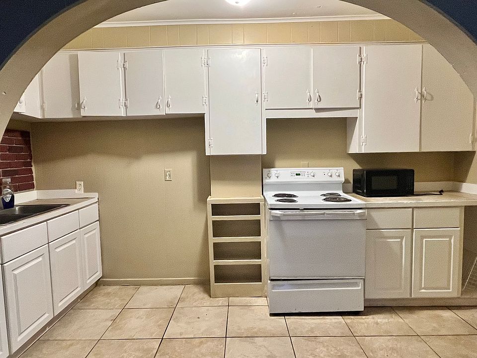 Newly painted kitchen & cabinets. Microwave & stovetop/oven combo included