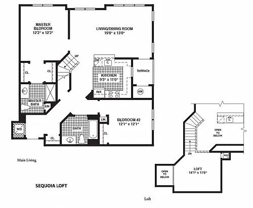 Floor plan Sequoia
