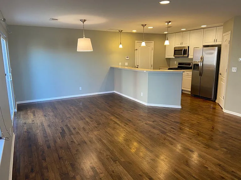 View to dining and kitchen