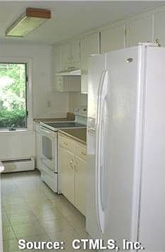 Clean lines, opened to dining area