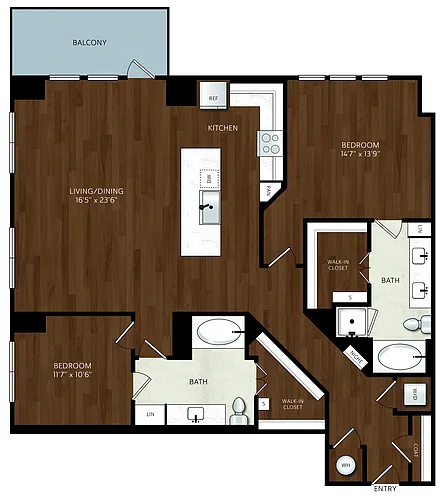 Floor plan B21