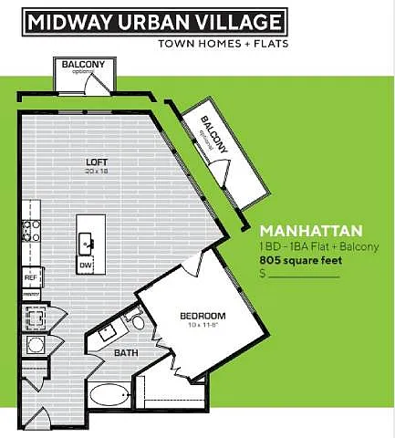 Floor plan Manhattan