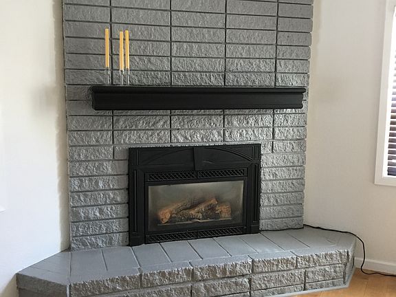 gas fireplace in main living area