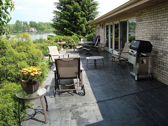 Patio and BBQ area