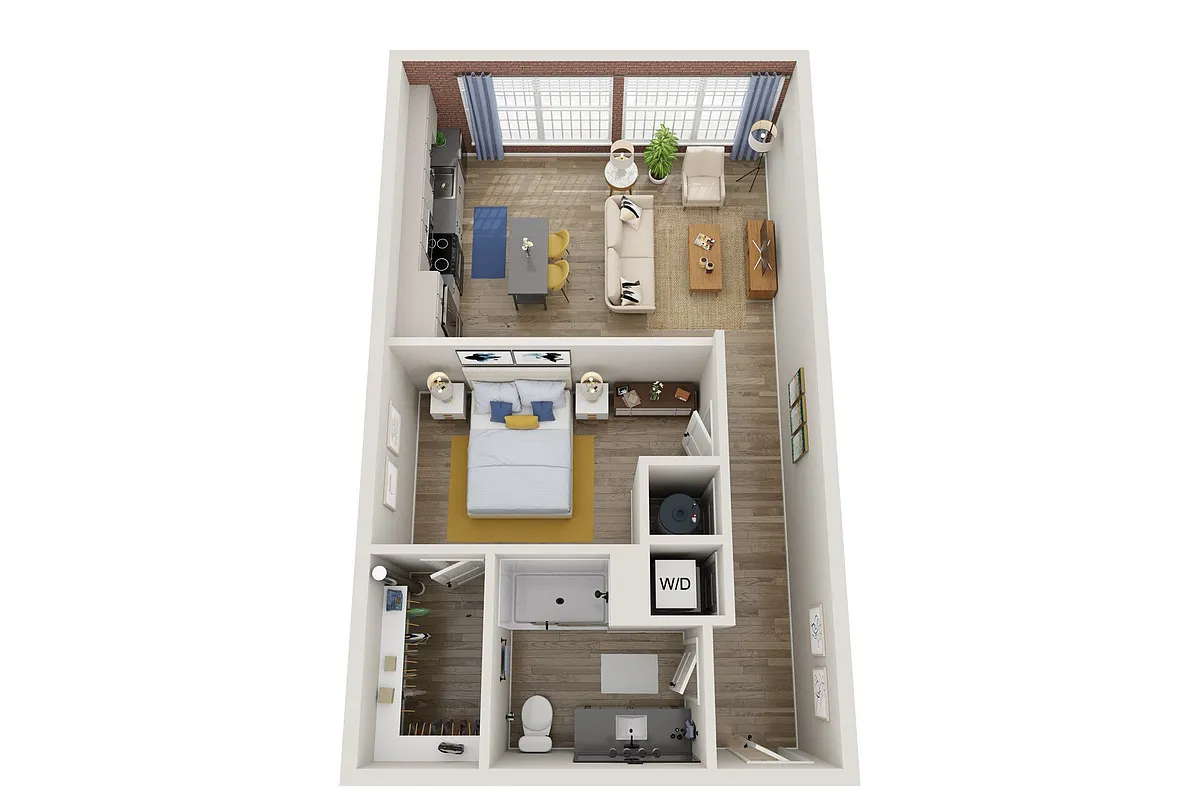 Floor plan 1D-M