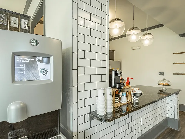 Complimentary Starbucks Coffee Bar