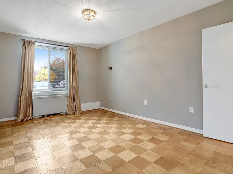 large bedroom with spacious closet - currently unfurnished