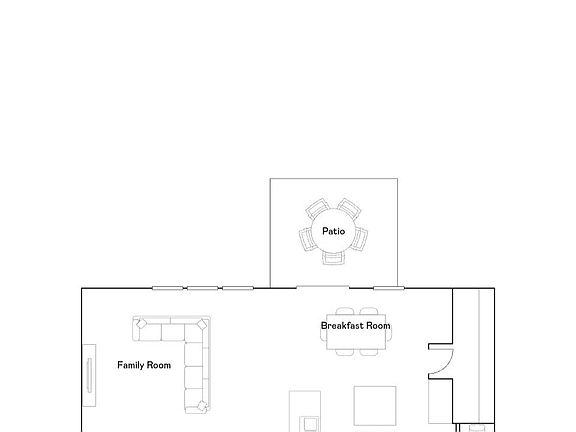 Floorplan - 1st floor
Living room,
Kitchen & Pantry,
Dinning,
Half bath
