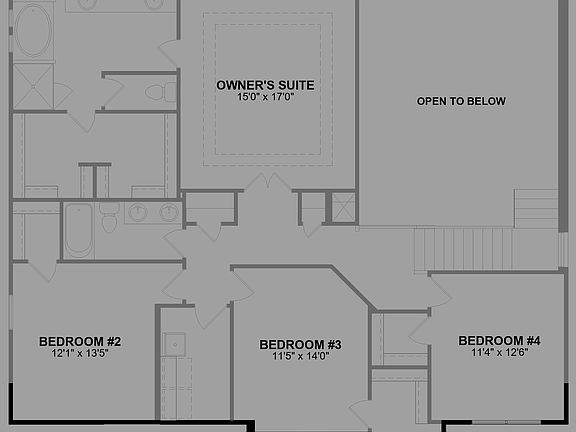 floor plan second level