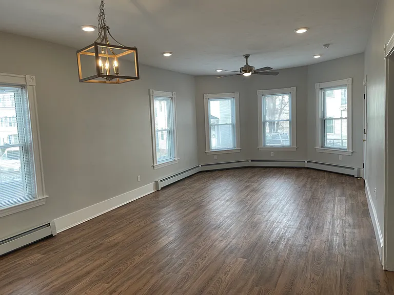 Open Living Room with a lot of lighting