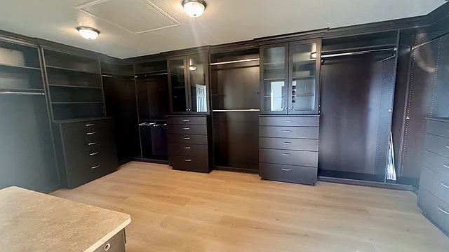 Master Closet with plenty of storage