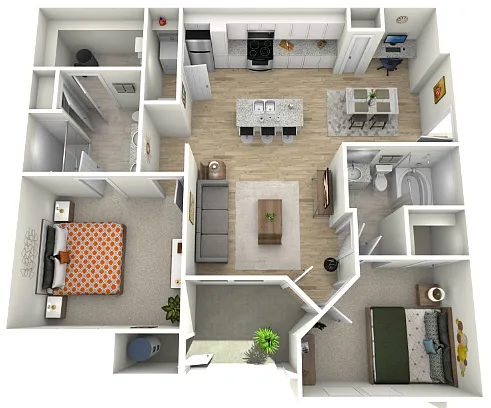 Floor plan B1