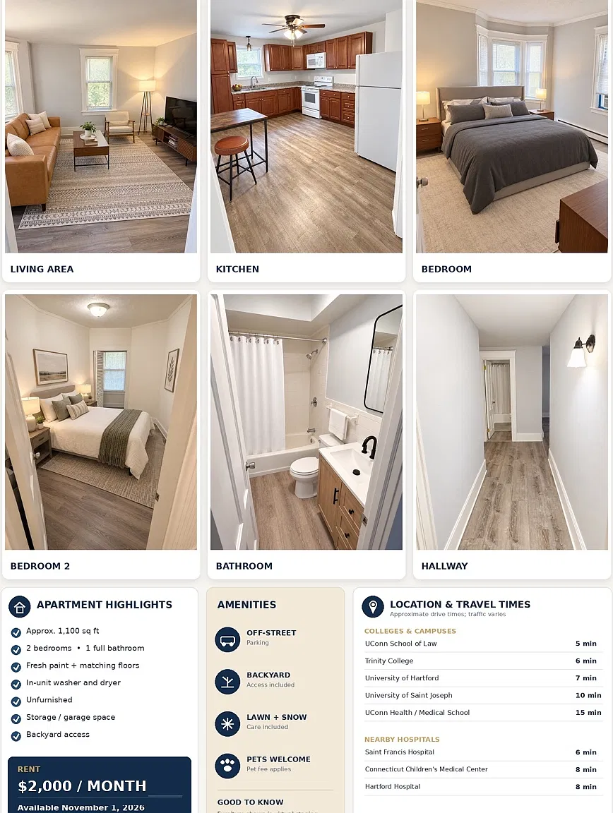 2 bed, 1100 sqft, $2,000 — Photo 1