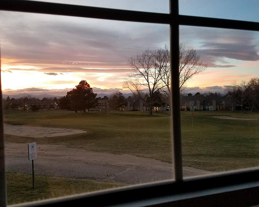 Sunset view from the second bedroom.