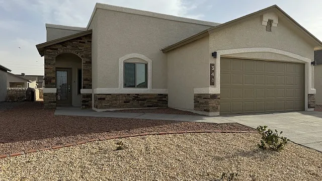 Front of the home Xeriscape