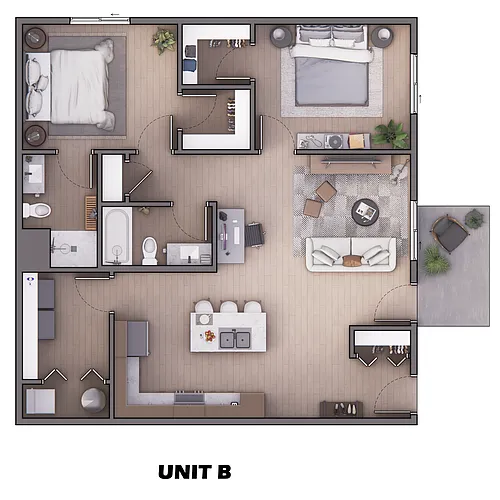 Floor plan Villa Eclipse With Attached Garage
