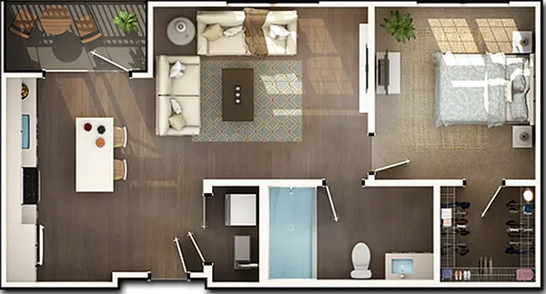 One Bedroom, One Bathroom One Bedroom, One Bathroom