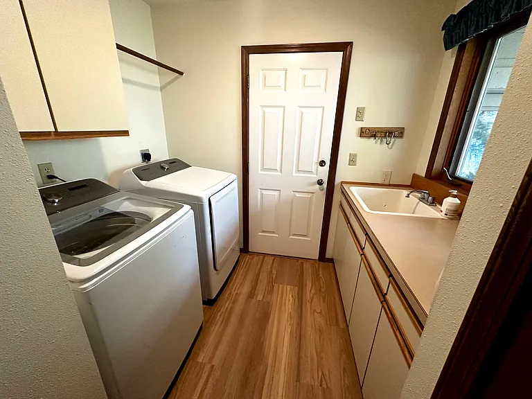 Laundry room.