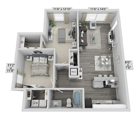 Floor plan B2