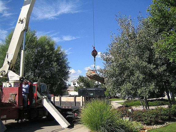 Boulder delivery