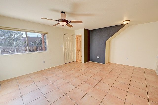Ceiling fans throughout enhance air circulation