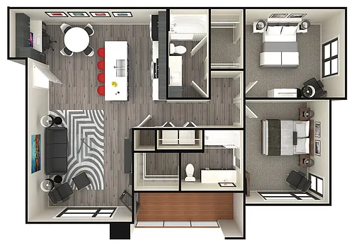Floor plan B2