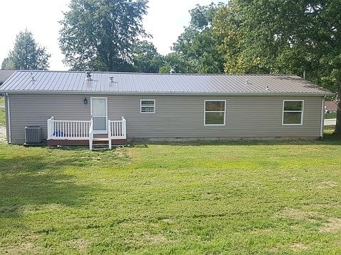 Rear of the house with Deck