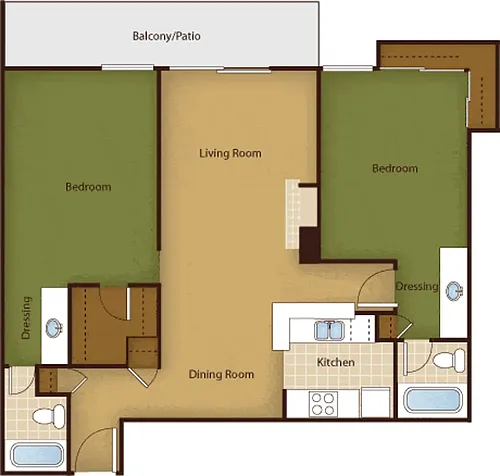 Floor plan B2