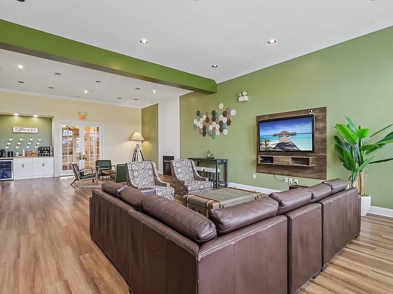 Spacious and elegant lounge area