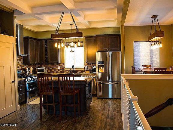 Kitchen and dining area