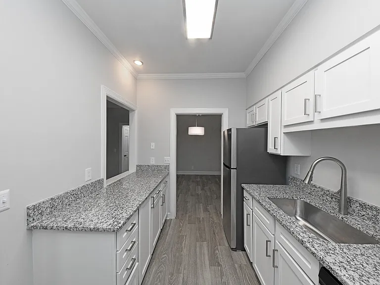 Granite Counters + Modern Cabinetry