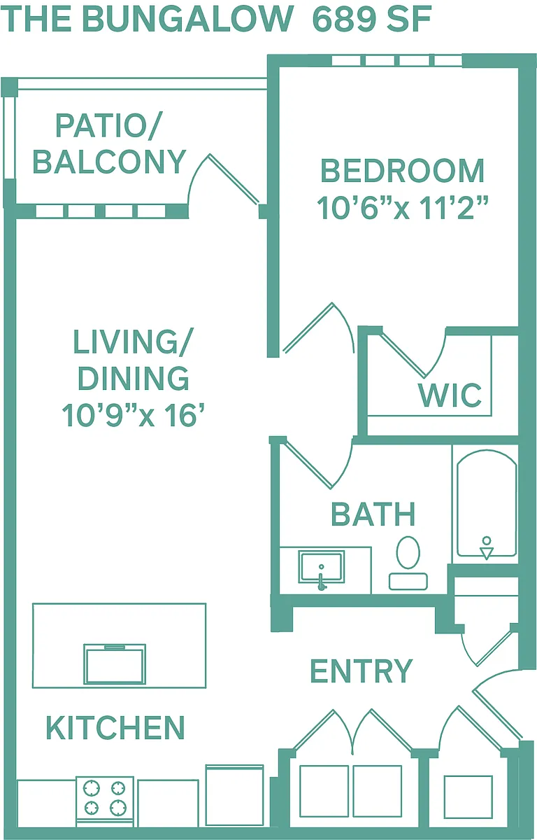 Floor plan Bungalow (Classic A1)