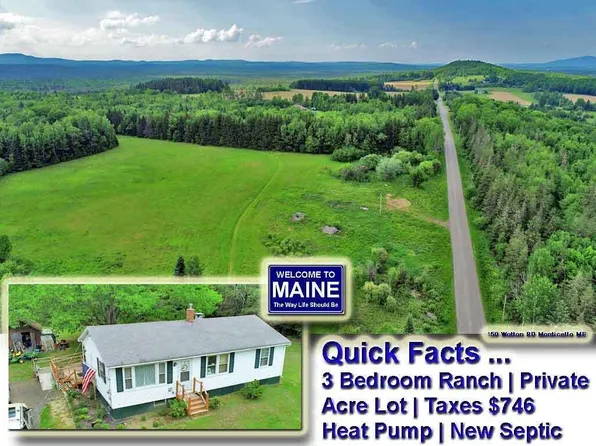 150 Wotton Road, Monticello, ME 04760