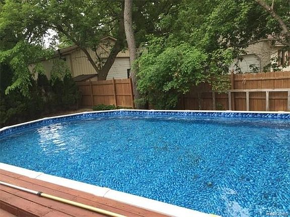 Pool in Backyard