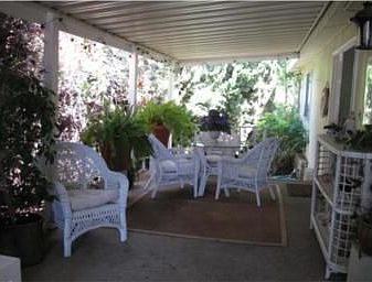 Private patio