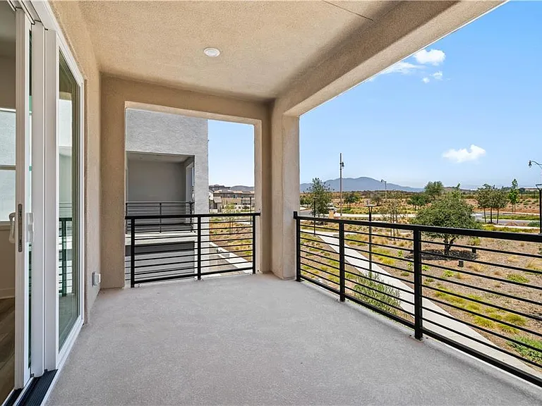 mountain view balcony