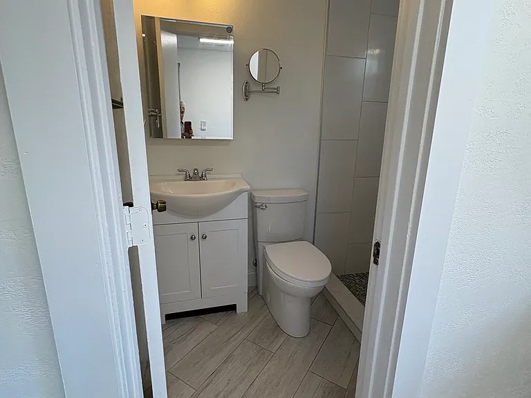 Entrance to bathroom
