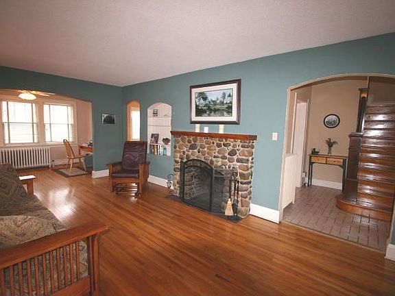 Fieldstone Fireplace