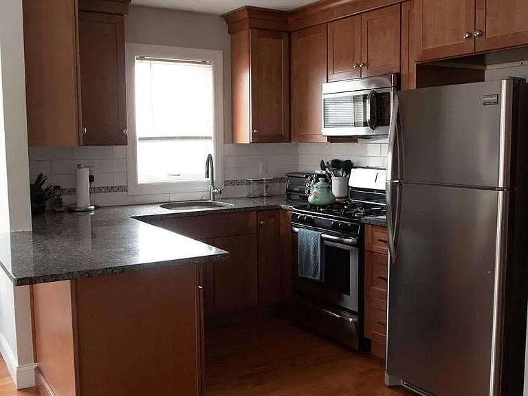 View of kitchen from entry