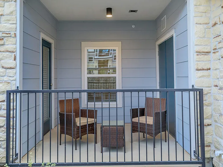 Vantage at McKinney Falls A1 Balcony or Patio