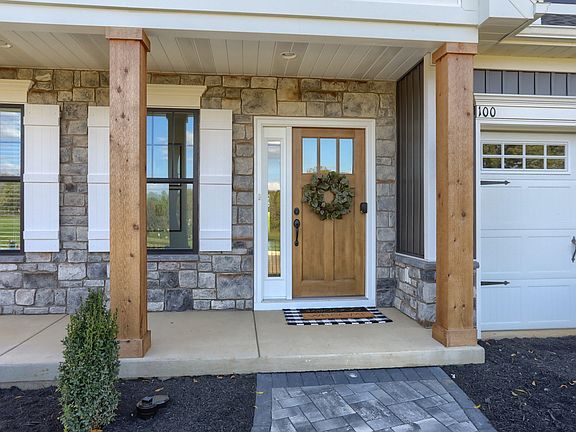 Front Elevation of the Clarkson II Model from Garman Builders